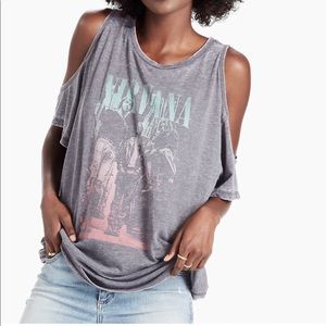 NWT Nirvana Cold Shoulder Tee